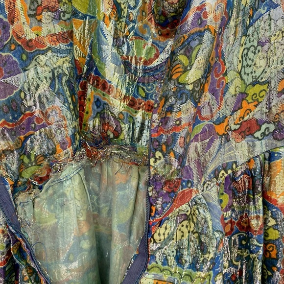 Vintage 60’s | Metallic | Tassle | Women’s Size Medium | Prom | Dress - Picture 7 of 9